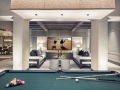 Montage POOL TABLE MEDIA ROOM